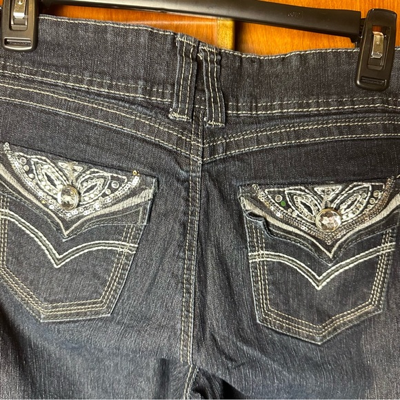 Roz & Ali gemstone jeans 23% cotton size 8 - Picture 10 of 10